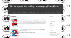 Desktop Screenshot of prancuzai-mopsai.lt