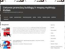 Tablet Screenshot of prancuzai-mopsai.lt